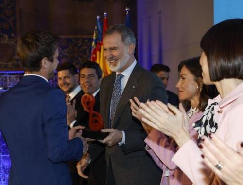 Gonzalo Murillo recoge el premio del rey