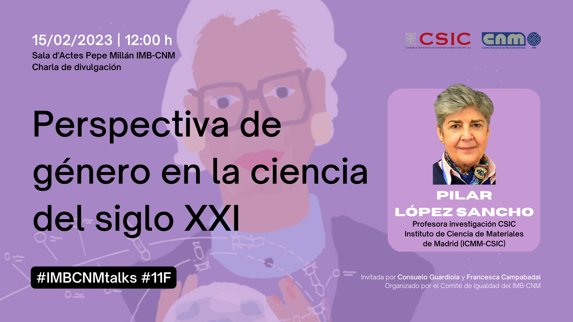 Charla Pilar López - Perspectiva de género en la ciencia