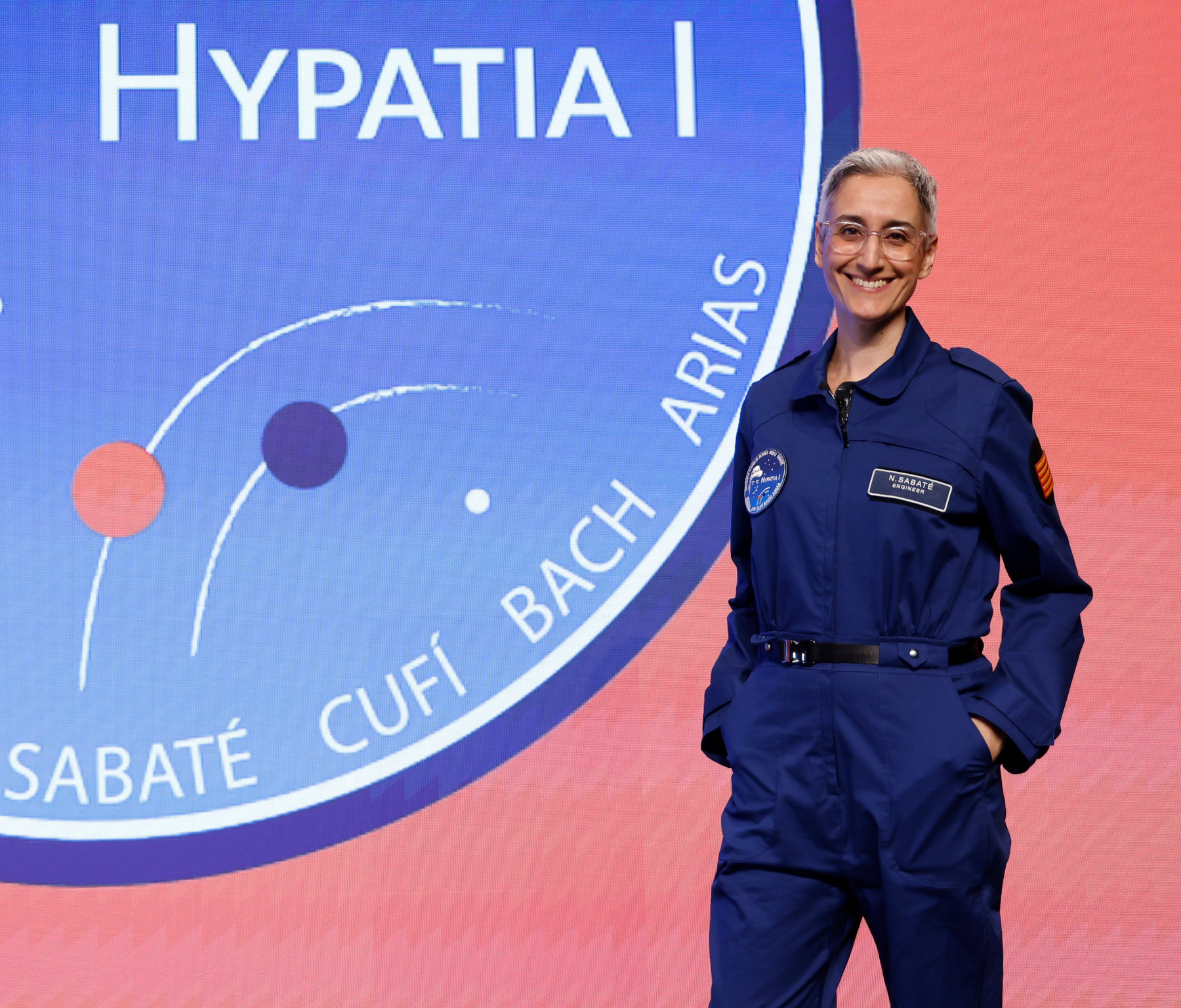 Neus Sabaté en la presentación de Hypatia I