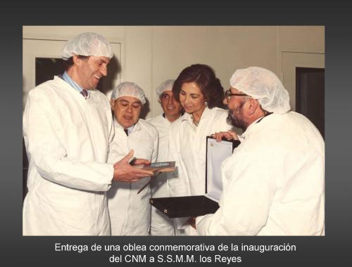 Inauguració de Sala Blanca amb els Reis, Jordi Pujol i Francesc Serra. 1991.