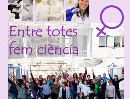 Poster 8M Entre totes fem ciència