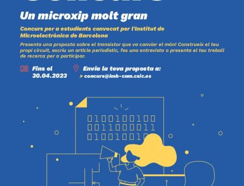 Concurs Un microxip molt gran Cartell