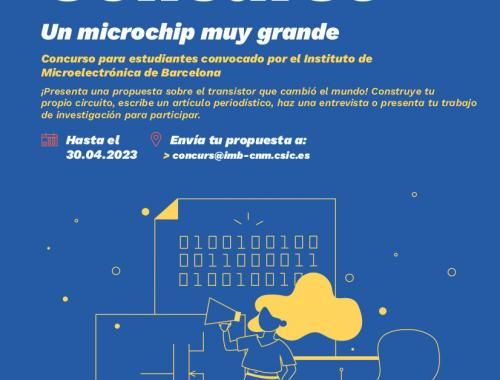 Concurso Un microchip muy grande Cartel