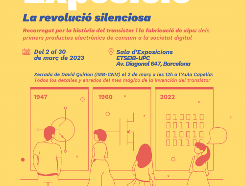 Cartell Exposició La revolució silenciosa a l'ETSEIB-UPC