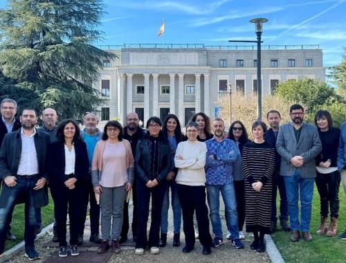 Team of the SenForFire project at the kickoff meeting in Madrid