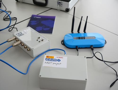 Dispositivo de detección con sensores de riesgo biológico, química y nuclear desarrollado en el proyecto NEST