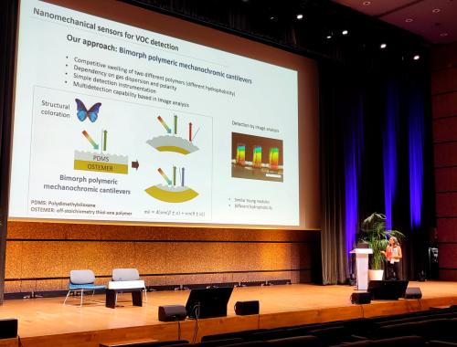 Mar Álvarez during a talk at MNE 2024