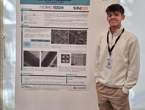 Póster de Joel Pérez en el JPhD 2024
