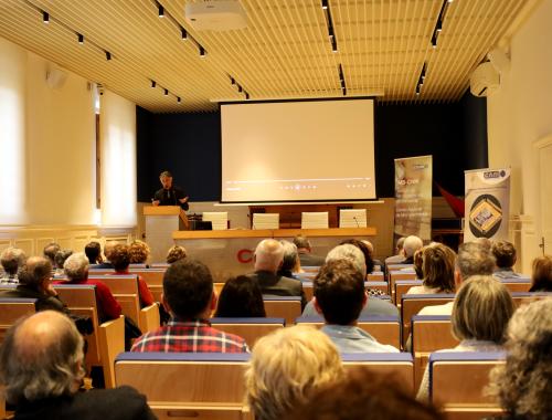 Luis Fonseca, director IMB-CNM, interviene en acto de homenaje a Emilio Lora-Tamayo en Delegación del CSIC
