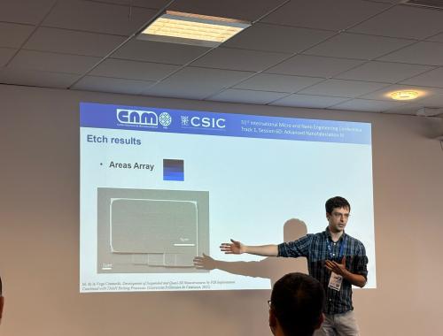 Jordi Antoja during his oral presentation at MNE 2025 conference