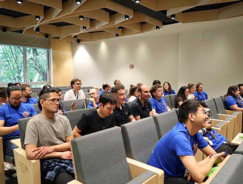Public during the Kahoot of the 2026 IMB-CNM Young Researchers Day