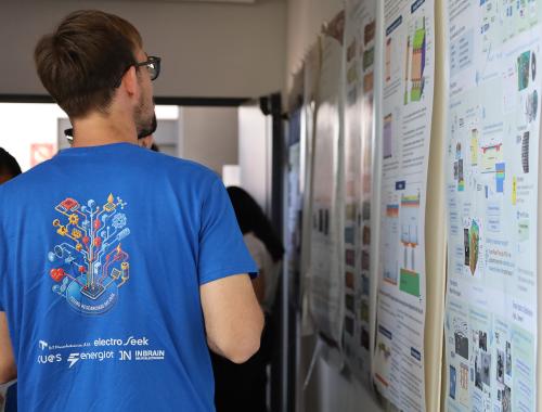 Poster session during the 2026 IMB-CNM Young Researchers Day