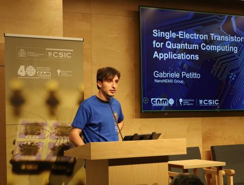 Gabriele Petitto's presentation at the 2026 Young Researchers Day