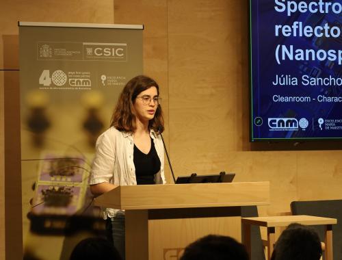 Júlia Sancho's presentation at the 2026 Young Researchers Day