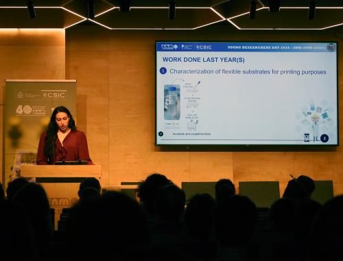 Aida Visús' presentation at the 2026 Young Researchers Day
