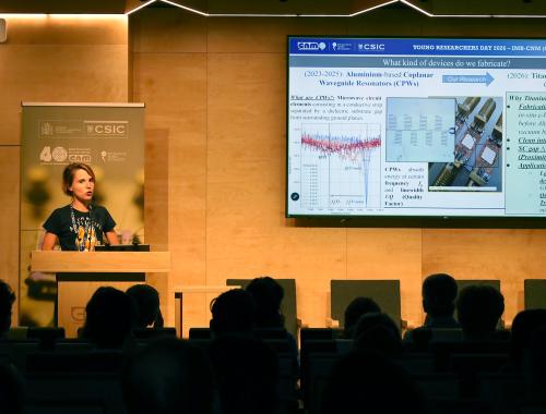 Maria Benito's presentation at the 2026 Young Researchers Day