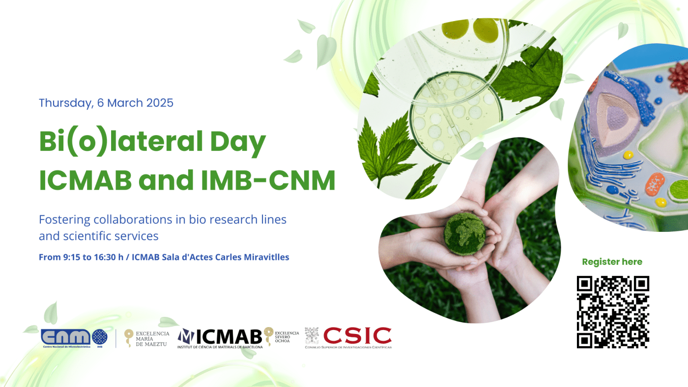 Bi(o)lateral Day ICMAB and IMB-CNM on March 6th