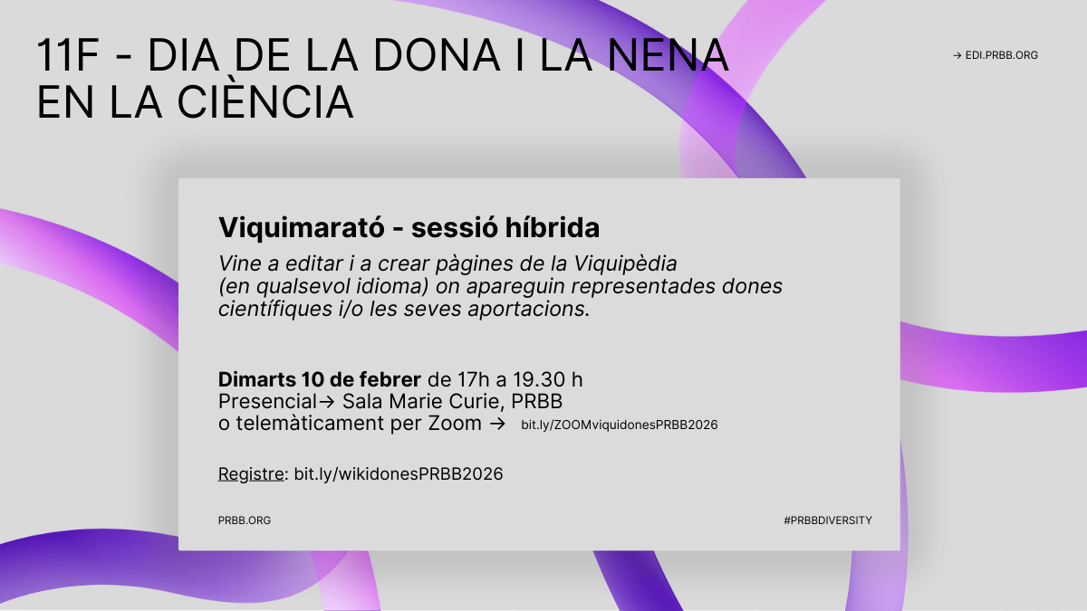 Viquimarató 11F PRBB - 2026