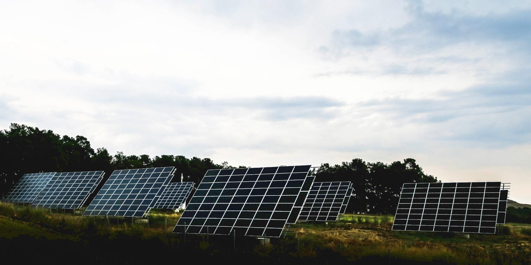 Solar panels that generate renewable energy