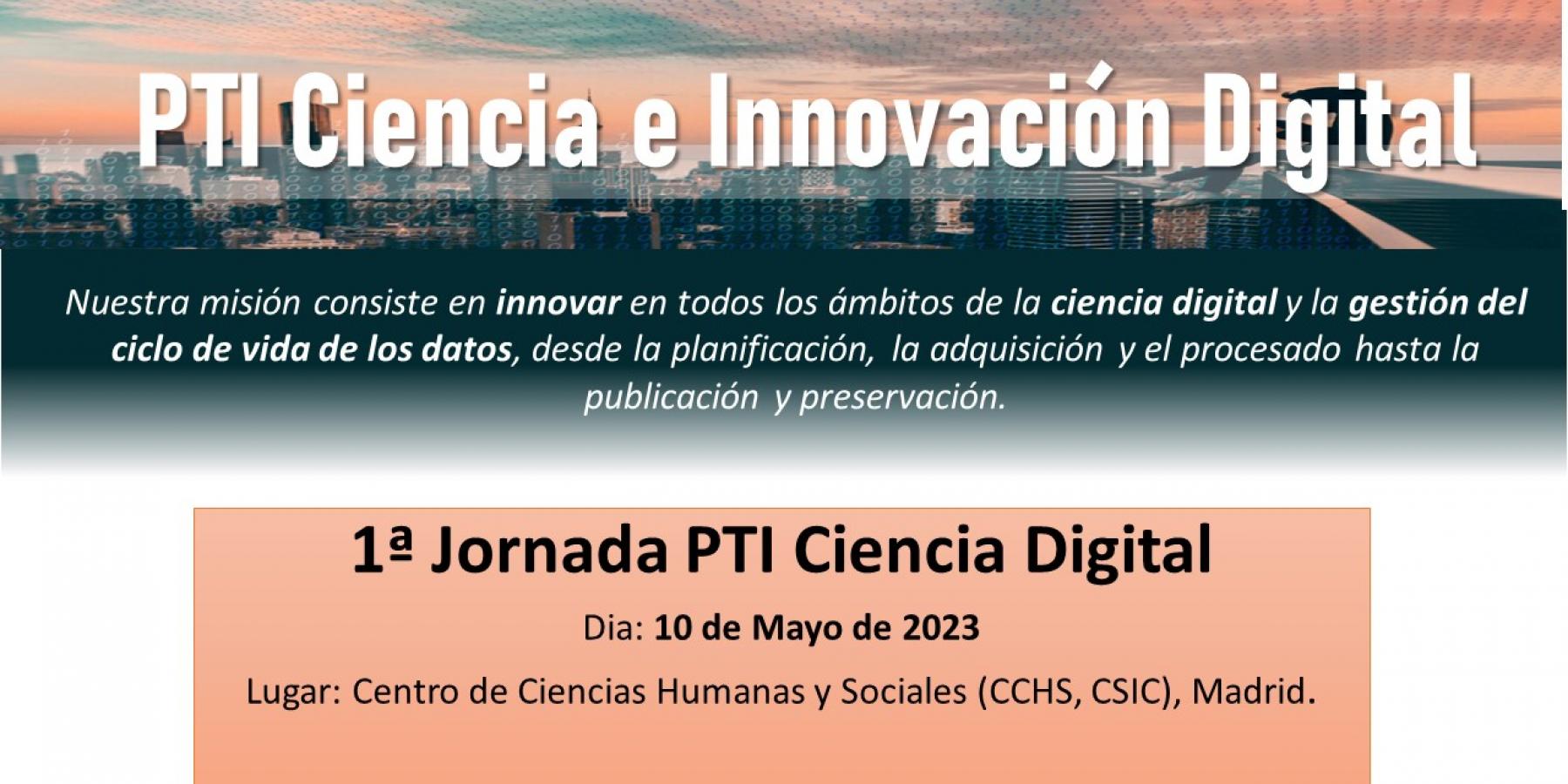 I Jornada PTI Ciencia Digital