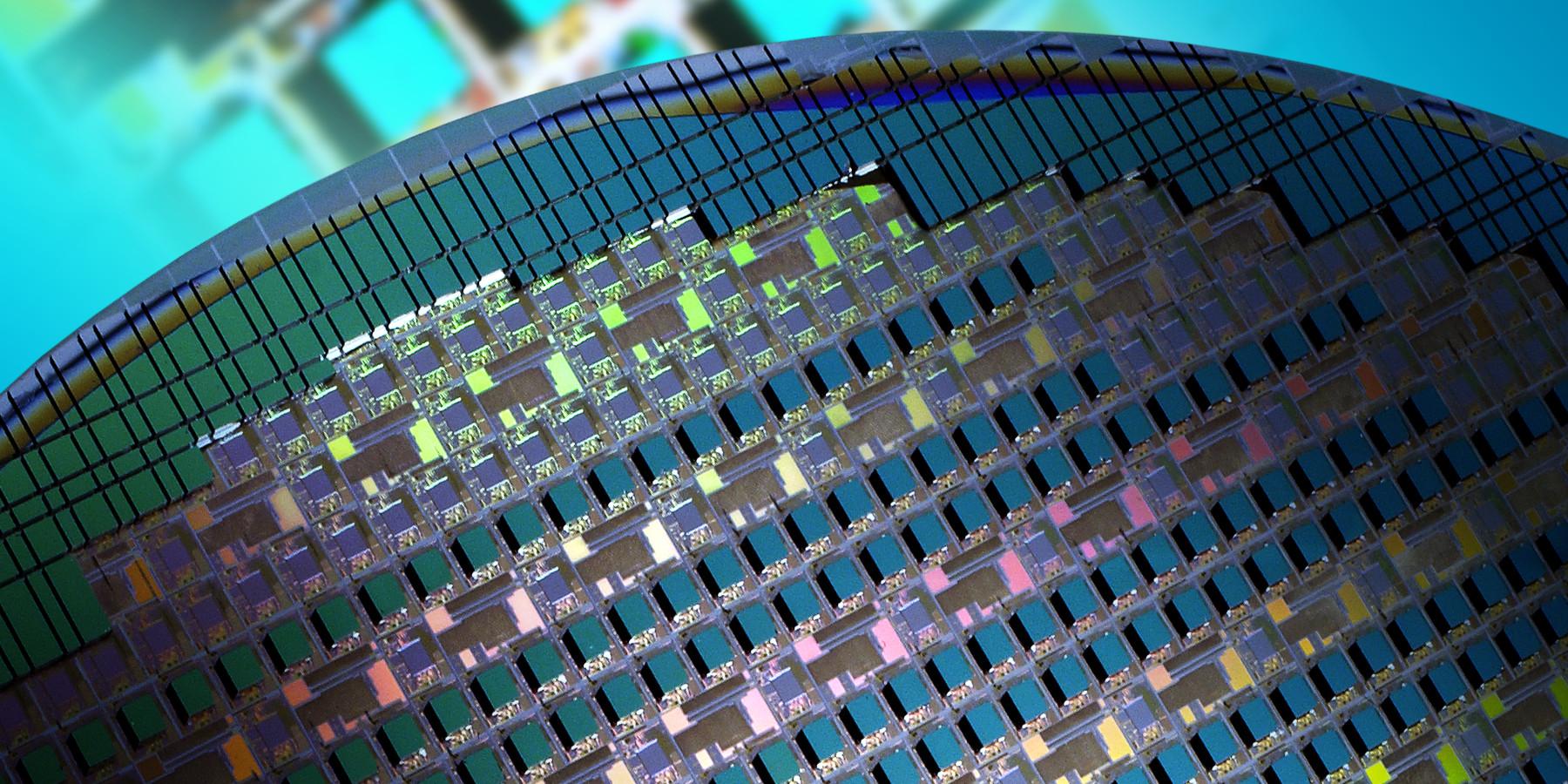 Processed wafer from Fraunhofer ISIT. APECS