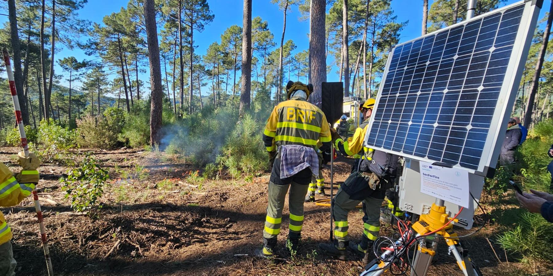 Pruebas en zona piloto de SenForFire para detección de incendios