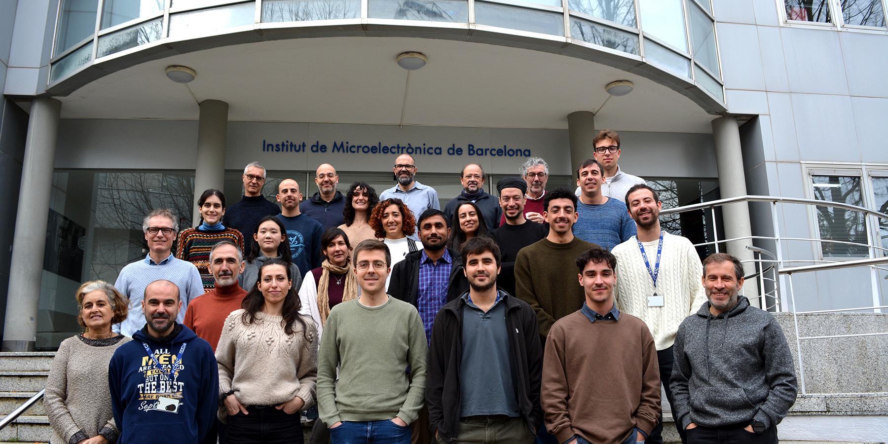 Group picture of Chemical Transducers Group members (GTQ at IMB-CNM)