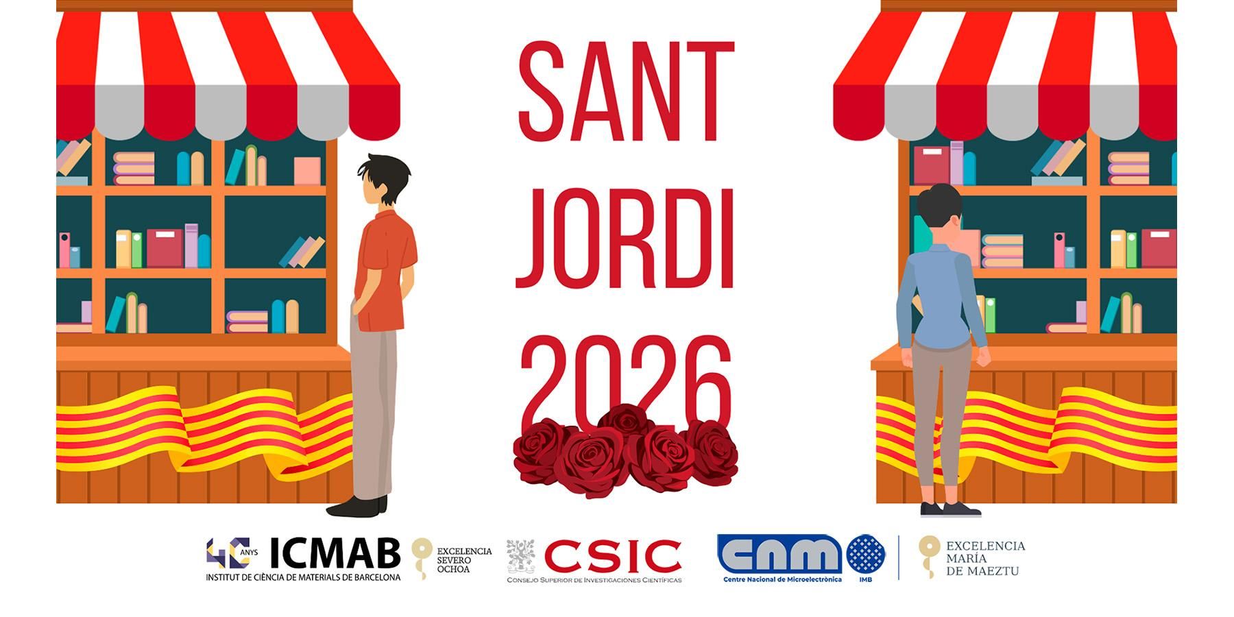 Banner SANT JORDI 2026 ICMAB + IMB