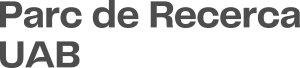 Logo Parc de Recerca UAB (PRUAB, gris footer)