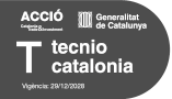 Logo Tecnio Catalonia ACCIÓ Generatlitat - 2025 (gris footer)