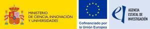 Logo MICIU Ministerio Ciencia, Innovación y Universidades + Cofinanciado por la UE + Agencia Estatal de Investigación
