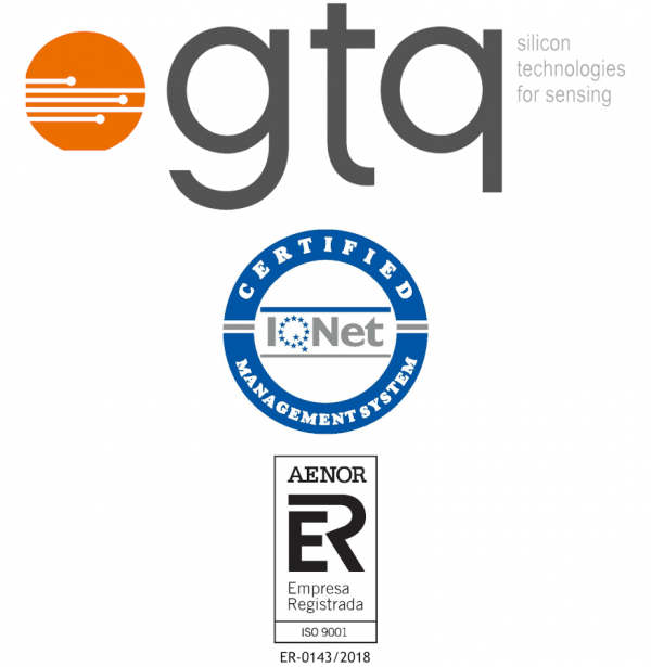 GTQ, IQ Net, AENOR logos
