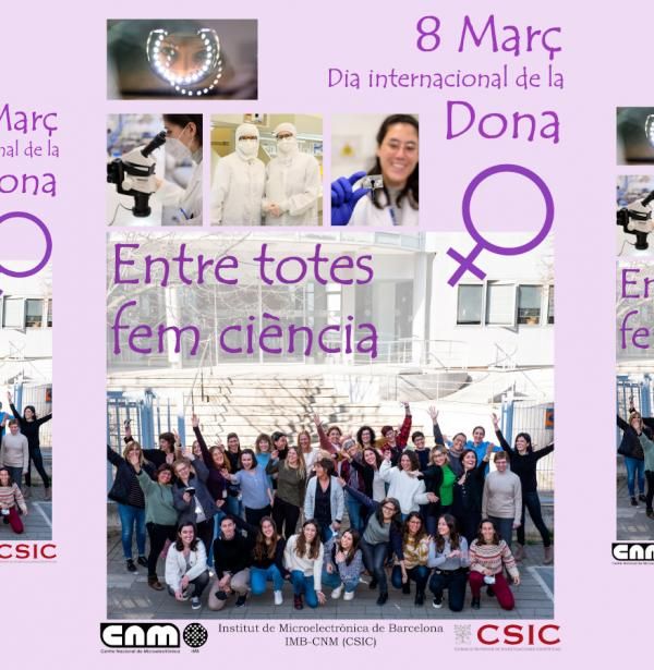 Poster cover Entre totes fem ciència 8M