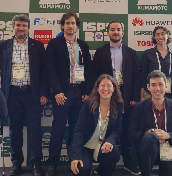 Six members from the IMB-CNM Power Devices and Systems at the ISPSD in Japan 2025